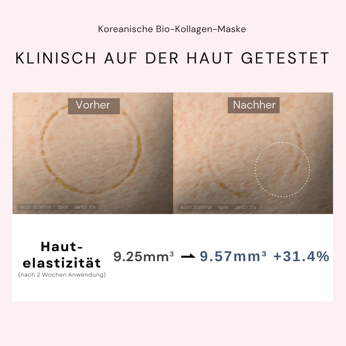 Koreanische Bio Kollagen Maske