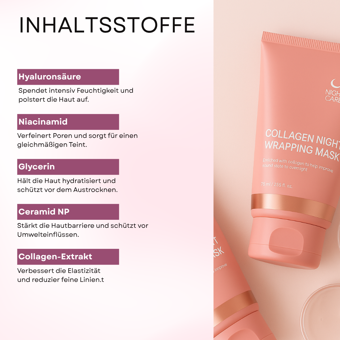 Koreanische Bio Kollagen Maske